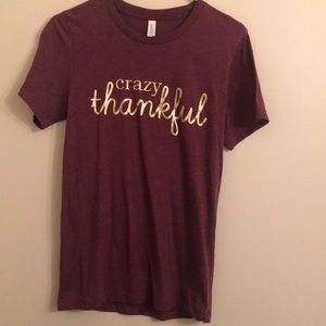 Crazy Thankful tee. . Size small.